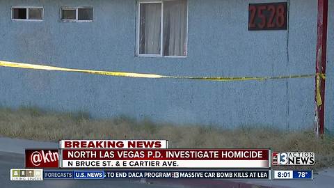 North Las Vegas police investigating homicide