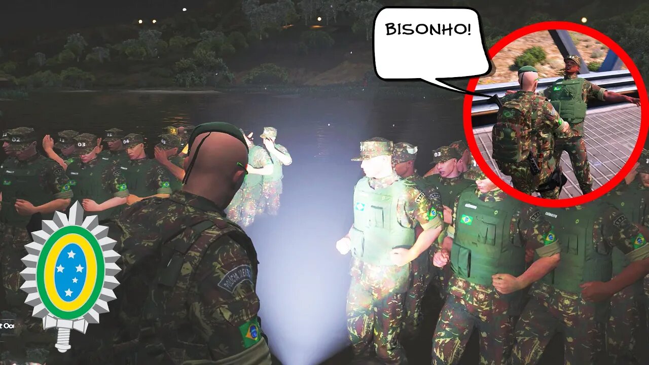 GTA RP EXÉRCITO BRASILEIRO - OS RECRUTAS MAIS BISONHOS RALANDO ATÉ O TALO! (EP 02)