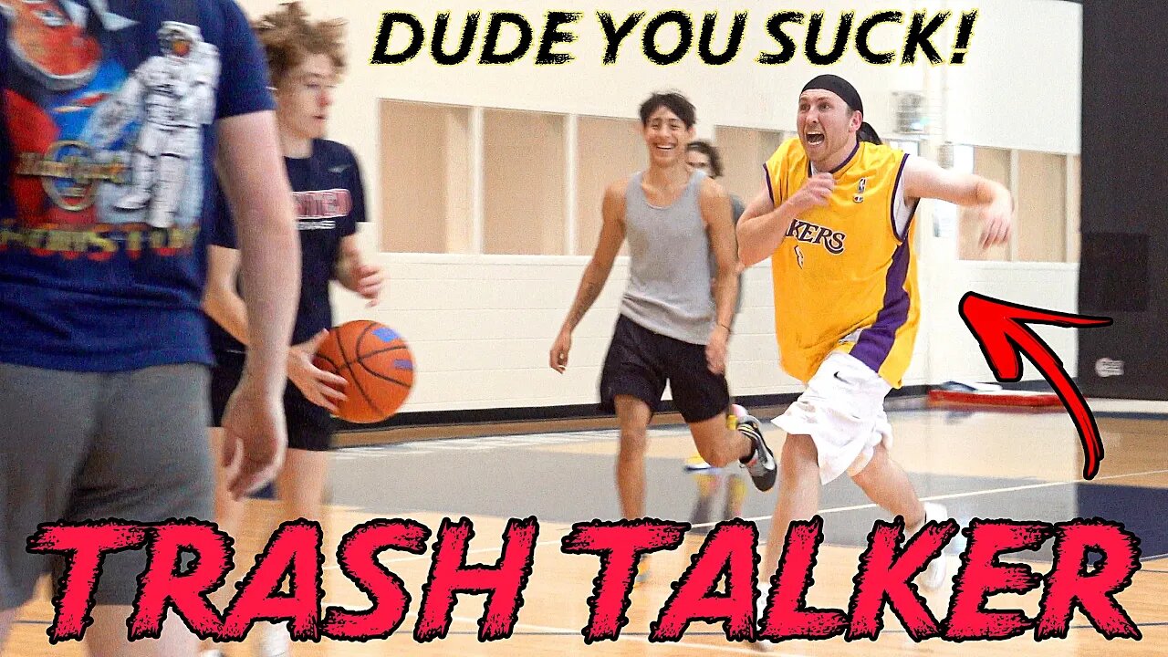 Trash Talker Gets DESTROYED In Heated 4v4 Basketball