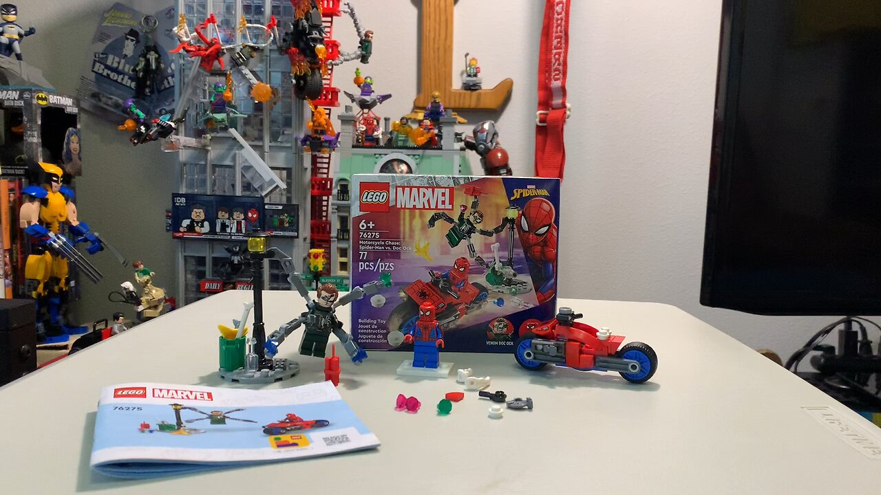 Lego Motorcycle Chase: Spider-Man vs Doc Ock Set