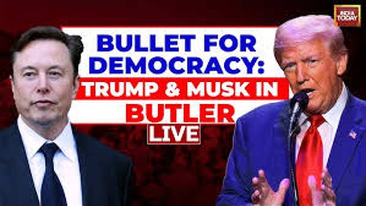 Trump and Musk return to Butler~maybe last election,ever.