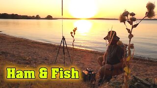 Catch a Fish & a QRP QSO? Elecraft KX2 + Pico Paddle CW ~~~ K6ARK !!!