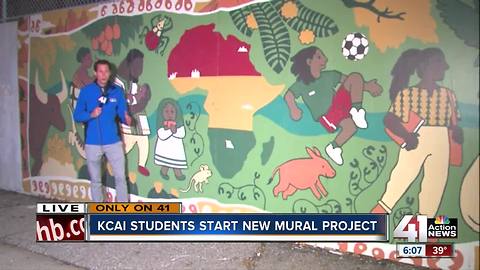 KCAI students use murals to combat graffiti at Kansas City schools