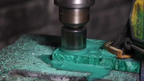 Making a GOLD and Malachite Ring