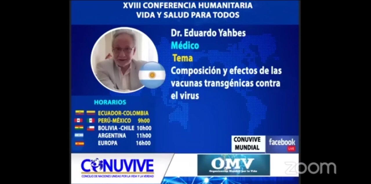 Dr Eduardo Yahbes, CONUVIVE Mundial (1 de Mayo 2021)