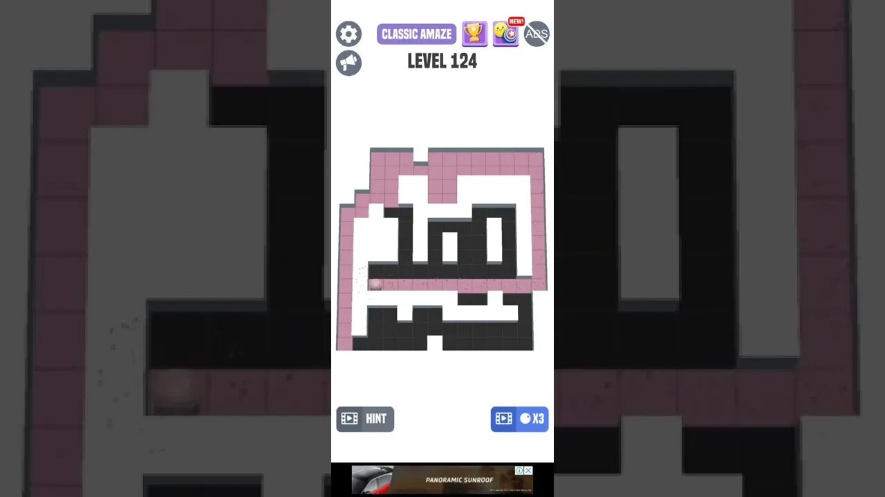 Classic Maze Level 124. #shorts