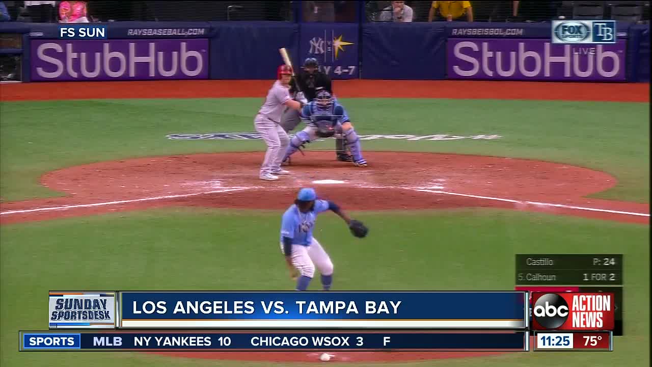 Tampa Bay Rays survive Los Angeles Angels' 9th inning rally