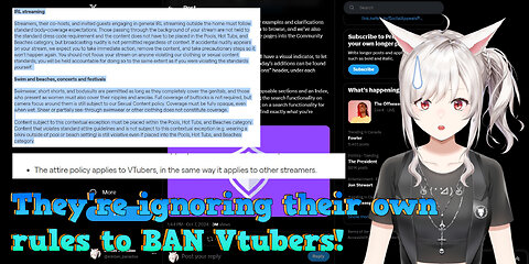 How is this NOT targeting Vtubers with false bans?!?