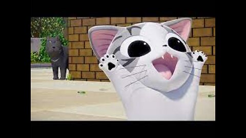 Cute Japanese Cat Cartoon! Chi Cat gets in the Way! (Made for Kids)