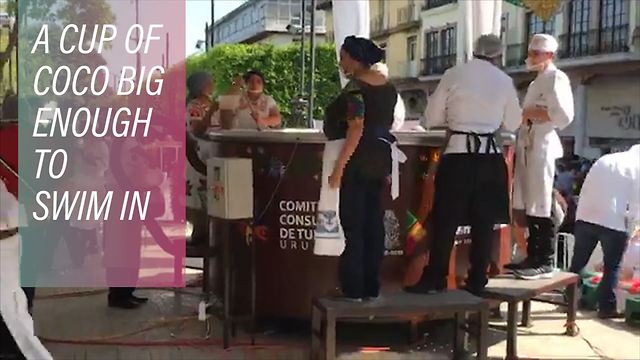 Could you handle this record breaking hot chocolate?