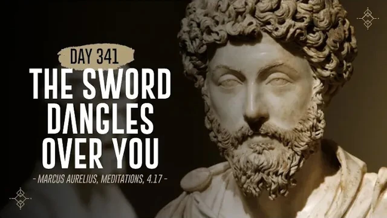 The Sword Dangles Over You - Day 341 - The Daily Stoic 365 Day Devotional