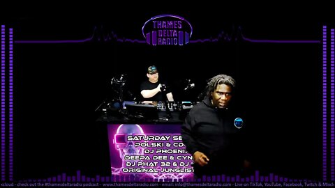 DJ PHAT 32 & DJ KRi8 FIRST SHOW - Thames Delta Radio