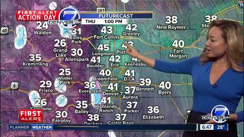 Snow tapers off- Clearing skies through the day state-wide Thursday