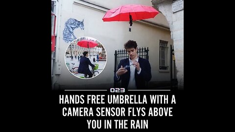 Technology: Worlds First Drone Umbrella To Keep You DRY!