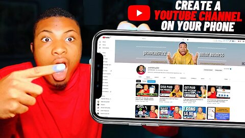 How to Create a YouTube Channel with your PHONE (Complete Beginners Guide!) 2023