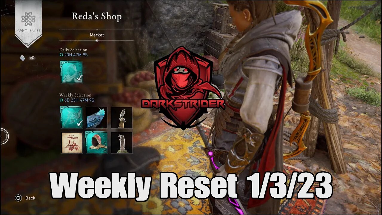 Assassin’s Creed Valhalla- Weekly Reset 1/3/23