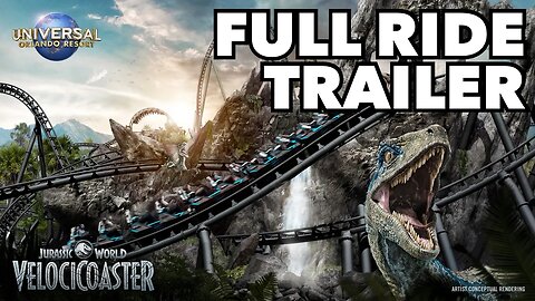 *BREAKING* Jurassic World VelociCoaster Ride Trailer