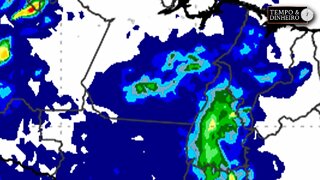 Chuva e temporais com granizo em boa parte do País. Tempo firme no Sul