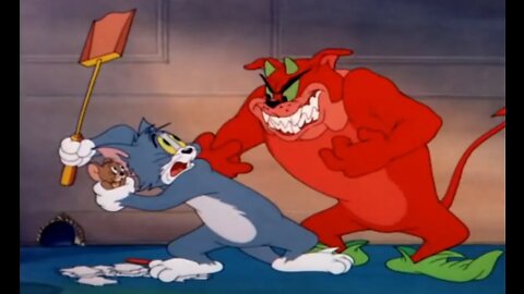 Tom and Jerry - Heavenly Puss - Classic Cartoon