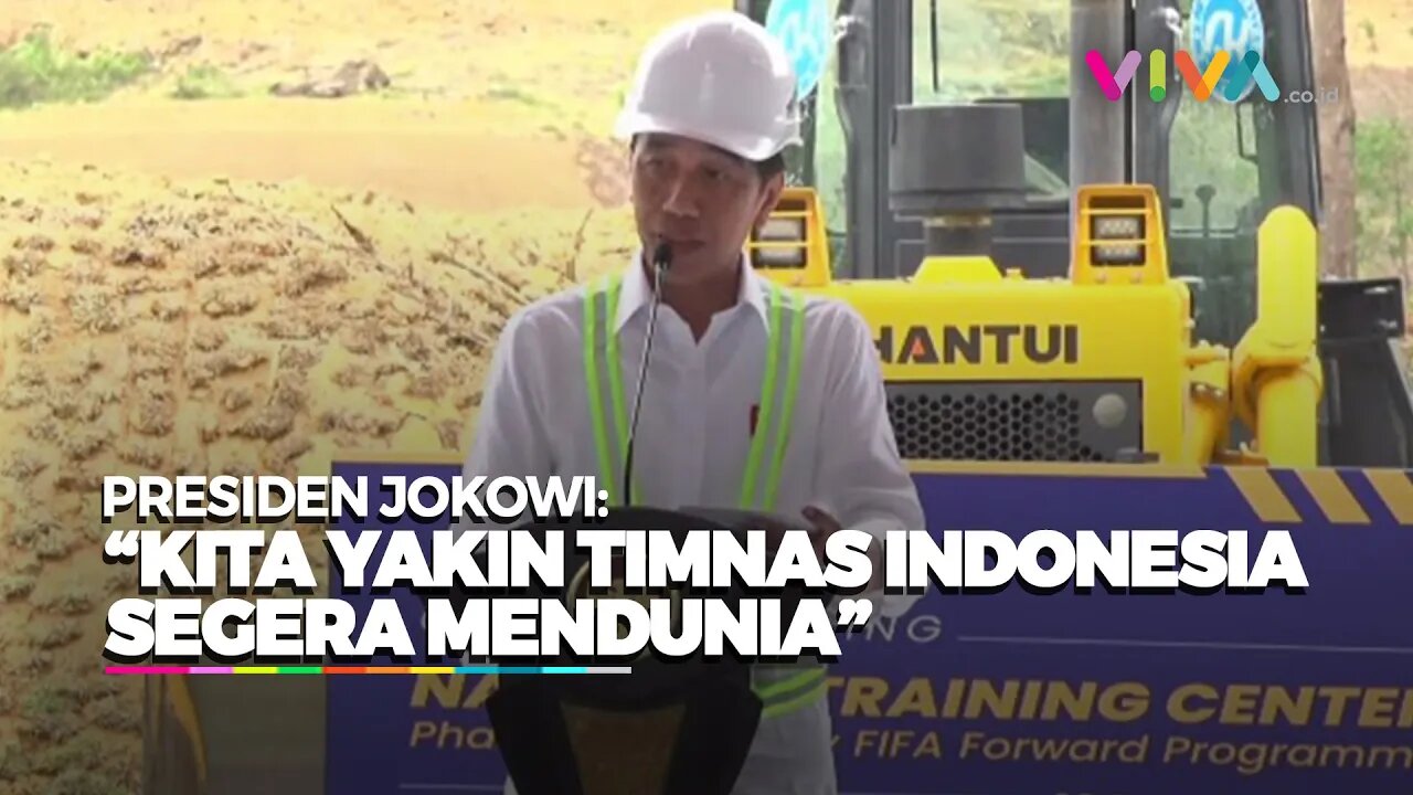 Jokowi Resmikan Pusat Pelatihan Sepak Bola Nasional di Ibu Kota Nusantara