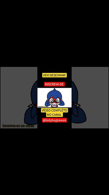 COMO DESENHAR LADYBUG KAWAII FÁCIL #desenho #shorts #desenhofacil #desenholivre