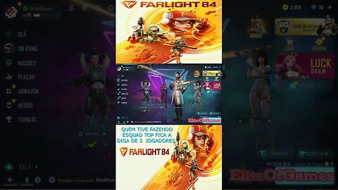 FARLIGHT 84 SERA QUE MONTEI UM SQUAD #shorts
