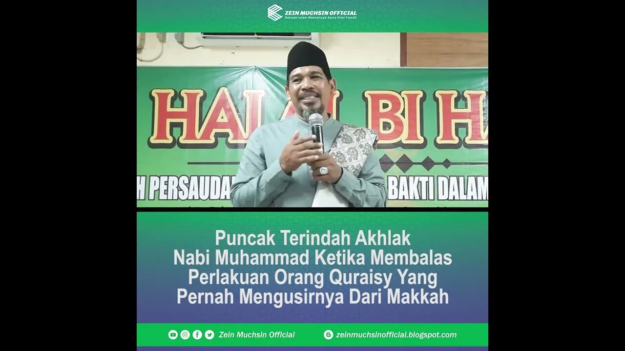 Cara Nabi Memperlakukan Orang - Orang Quraisy Yang Pernah Mengusirnya dari Makkah - Zein Muchsin