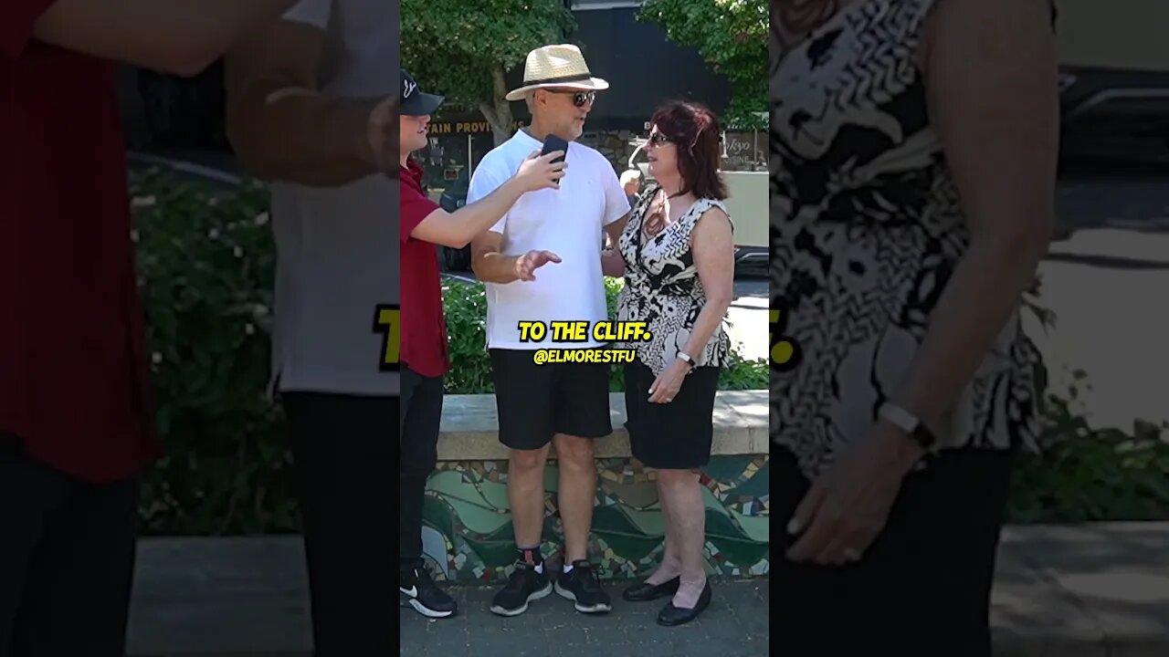 OLDER Couple "GOT IT ON" On A Cliff?!