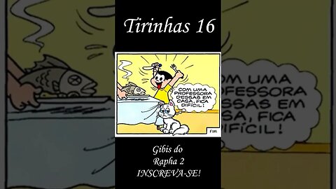 Tirinhas da Turma da Mônica nº 16 | Gibis do Rapha 2 #shorts