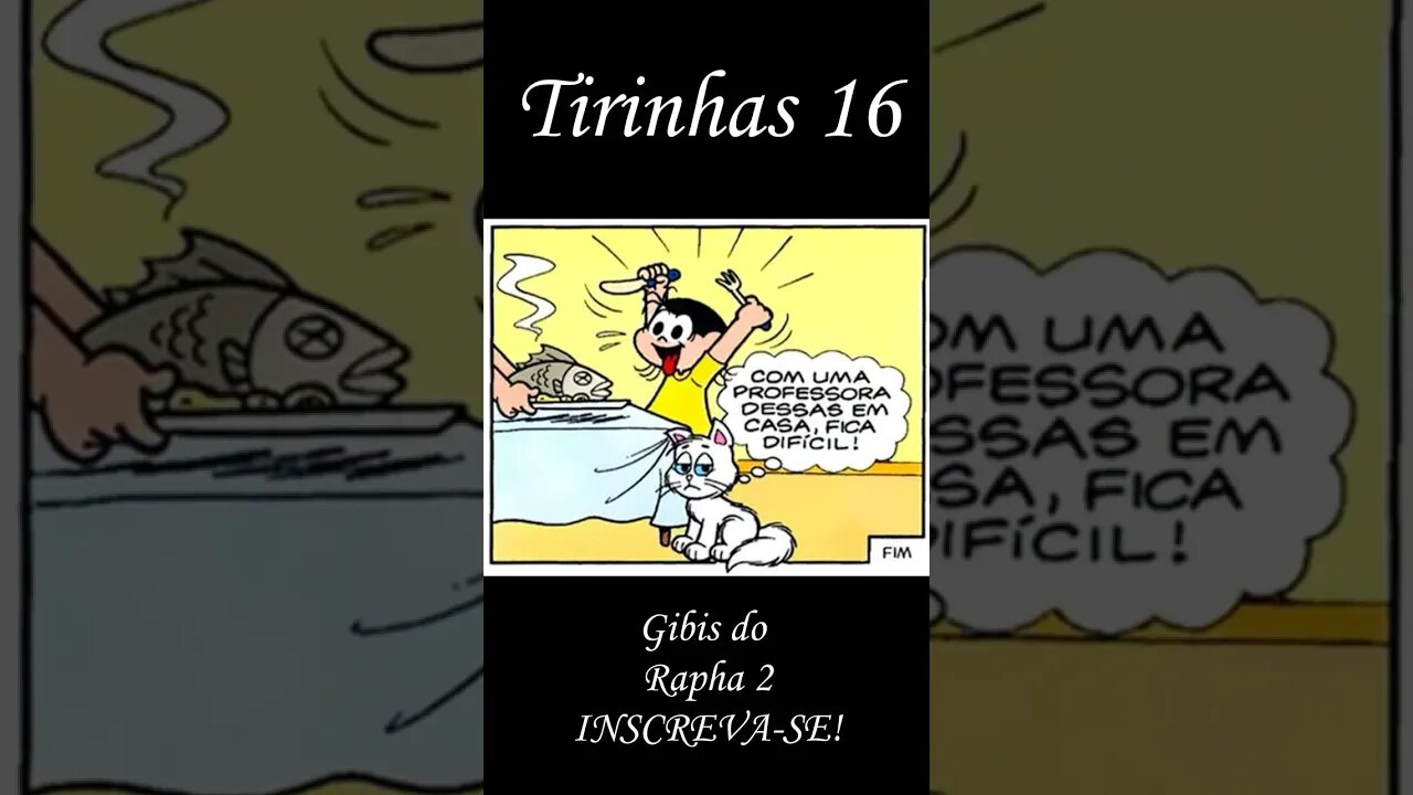 Tirinhas da Turma da Mônica nº 16 | Gibis do Rapha 2 #shorts