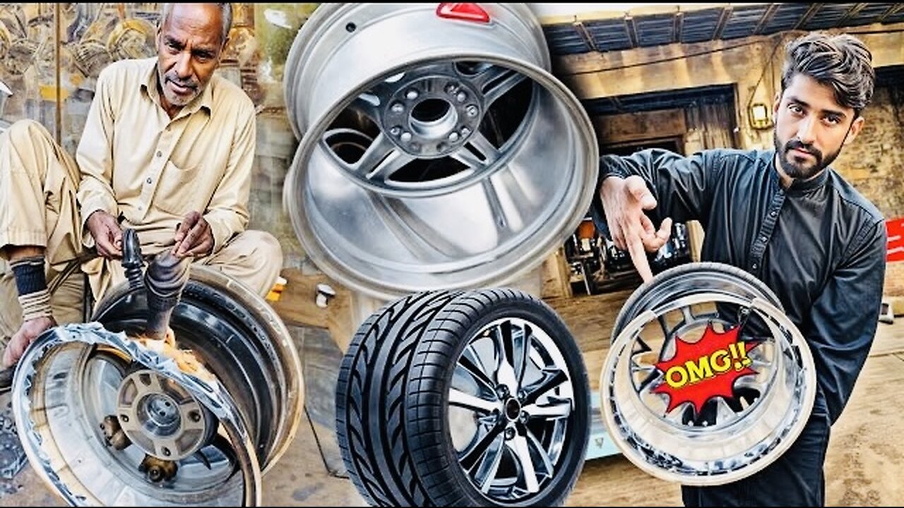 How to Replace a Broken ||Car Alloy Rim||