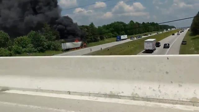 I-90 WB in Ashtabula shut down after accident involving semi