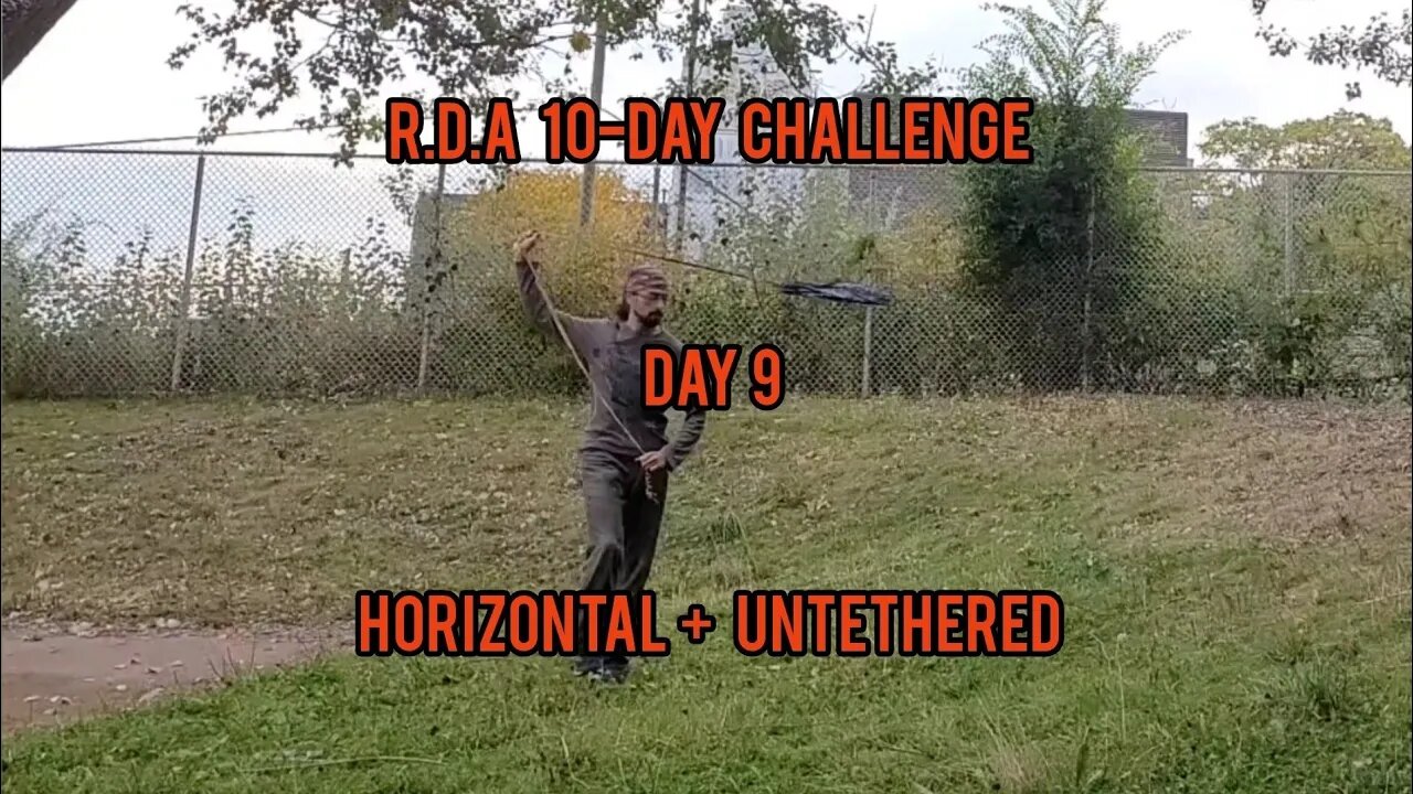 R.D.A 10-DAY CHALLENGE :: DAY 9 :: Horizontal + Untethered