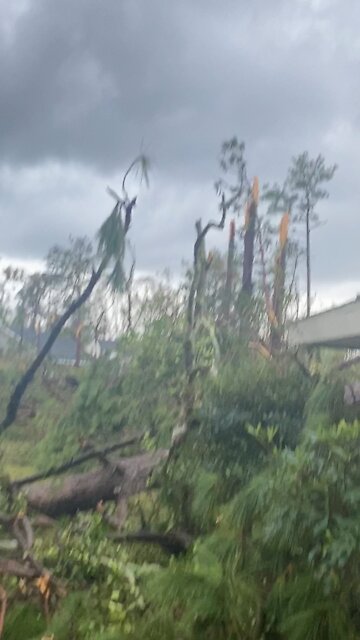 Hurricane Damage Laura 2020 1 day after