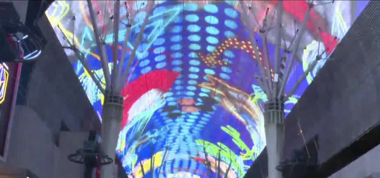 Fremont Street canopy getting makeover