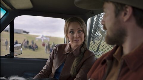 Heartland Season 18 Episode 1: Amy and Nathan in the truck