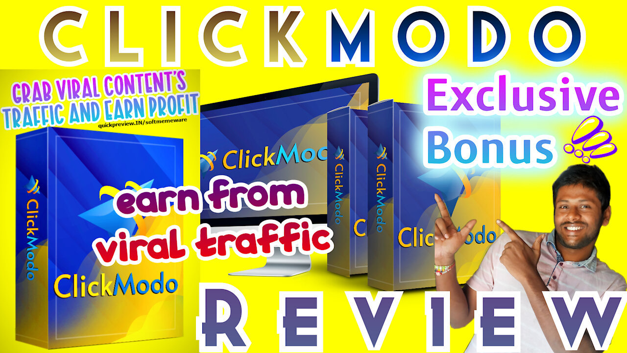 ClickModo Review 🔴 GRAB VIRAL CONTENT TRAFFIC & EARN PROFIT 🧲 ClickModo Software + 7 Super Bonuses 🔥