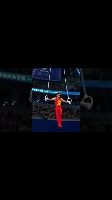 Jingyuan Zou 🇨🇳 Rings 🥈 - 2023 Chengdu FISU World University Games #shorts