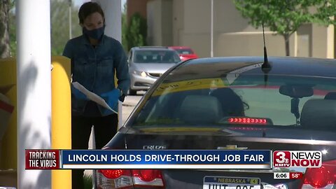 Lincoln Holds Drive-Through Job Fair