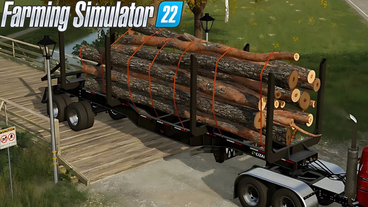 Loading Up Logs For Another Delivery || Farming Simulator 22