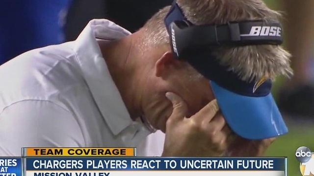 Chargers players react to uncertain future