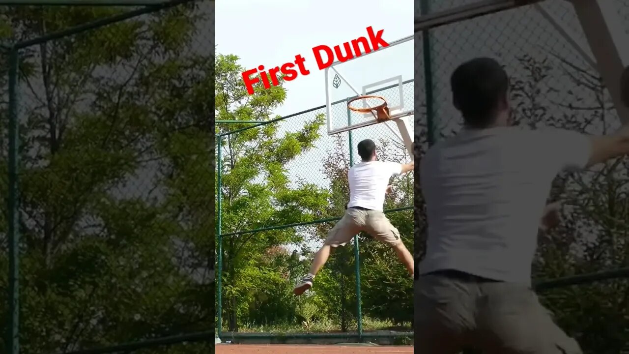 #firstdunk #shortvideo #basketball #dunk