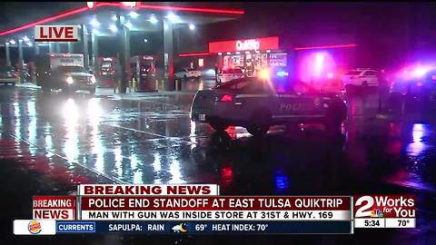 Standoff at QT ends with suspect's arrest