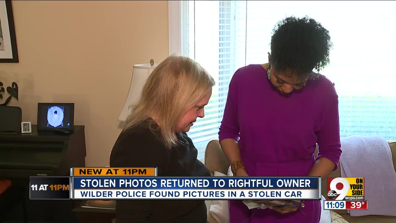 Stolen photos returned to rightful owner