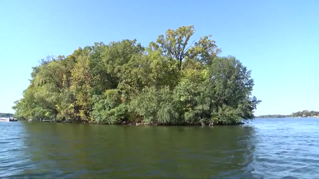 Private island for sale in Waukesha County for $990,000