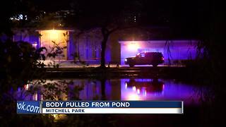 Body pulled from Mitchell Park Pond