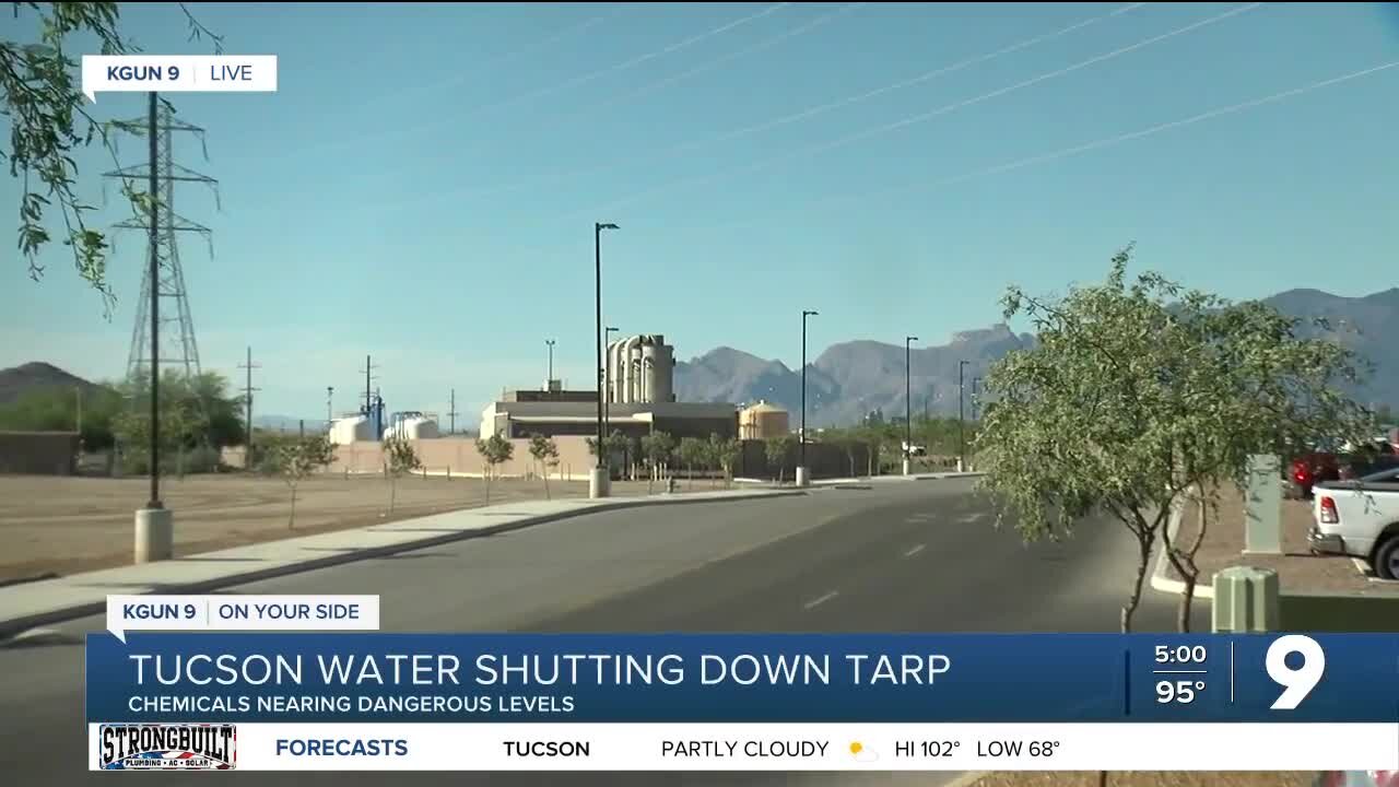 Tucson Water shutting down plant before chemicals can get out into drinking water