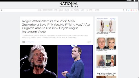 Pink Floyd's Roger Waters REALLY Dislikes Mark Zuckerberg