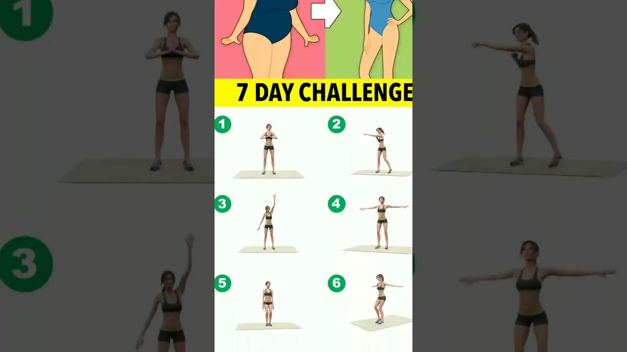 7 Day weight loss challenge #shorts video#lose weight