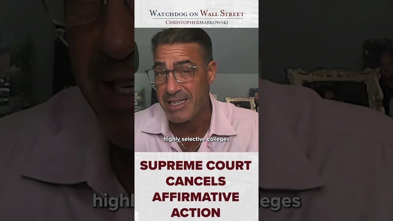 Supreme Court CANCELS Affirmative Action